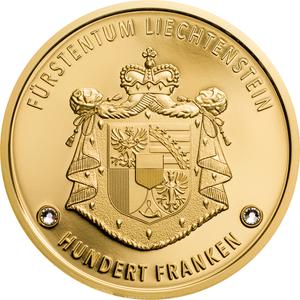 Liechtenstein / Gold Ounce 2019 300 Years Liechtenstein - obverse photo