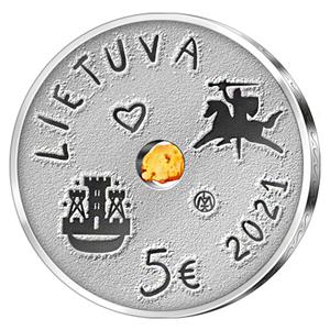 Lithuania / Five Euro Silver 2021 Sea Festival - obverse photo