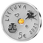 Five Euro Silver 2021 Sea Festival: Photo Coin, Lithuania, Five Euro Silver 2021 Sea Festival / thumbnail