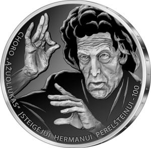 Lithuania / Five Euro Silver 2023 Ažuoliukas Choir - reverse photo