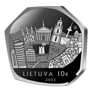 Lithuania / Ten Euro Silver 2023 Vilnius - obverse photo
