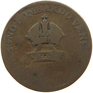 Lombardy-Venetia / One Centesimo 1822 - reverse photo