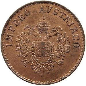 Lombardy-Venetia / Five Centesimi 1852 - obverse photo