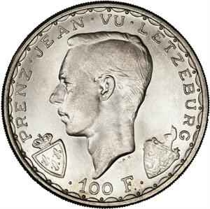 Luxembourg / One Hundred Francs 1946 - obverse photo