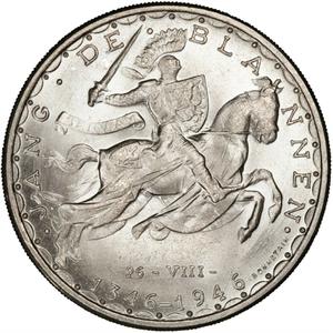 Luxembourg / One Hundred Francs 1946 - reverse photo