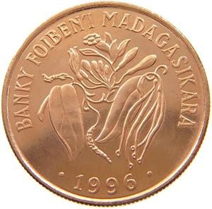 Madagascar / Ten Francs 1996 - obverse photo