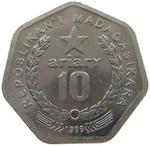 Ten Ariary 1999: Photo Coin, Madagascar, Ten Ariary 1999 / thumbnail