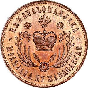 Madagascar / Ten Centimes 1883 - obverse photo