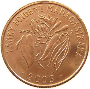 Madagascar / Two Ariary 2003 - obverse photo