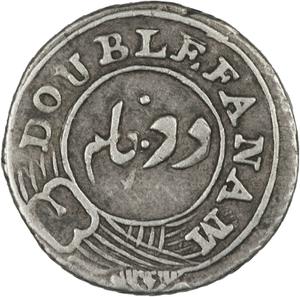 Madras Presidency / Double Fanam 1808 - reverse photo