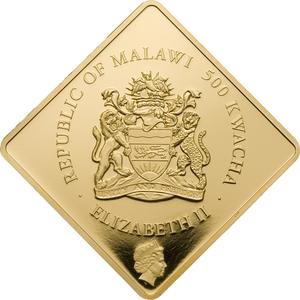 Malawi / Gold Three Ounces 2009 White Lion - obverse photo