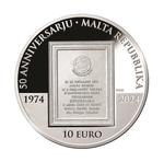 Silver Ounce 2024 Malta 50th Anniversary: Photo The Republic of Malta 50th Anniversary Silver proof / thumbnail