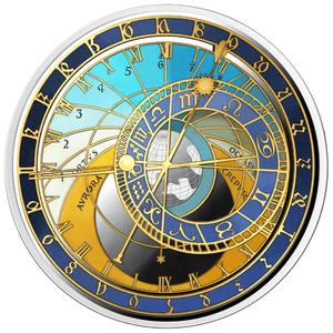 Malta / Silver Ounce 2025 Prague City Clock - reverse photo
