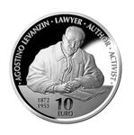 Silver Ounce 2022 Agostino Levanzin: Photo Birth of Agostino Levanzin 150th Anniversary Silver proof / thumbnail