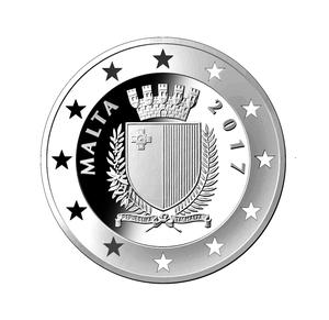 Malta / Silver Ounce 2017 Argotti Botanic Garden Conservatory - obverse photo
