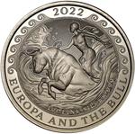 Silver Ounce 2022 Europa and the Bull: Photo 2022 Malta 1,5 € Europa And The Bull 1 oz .999 Fine Silver BU / thumbnail