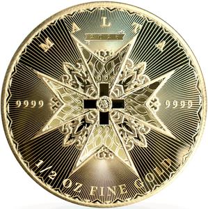Malta / Gold Half Ounce 2025 Maltese Cross - reverse photo