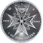 Silver Ounce 2025 Maltese Cross: Photo Maltese Cross 2025 | 1oz Silver 9999 | Bullion / thumbnail