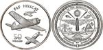 Silver Ounce 1991 F6F Hellcat: Photo Coin, Marshall Islands, Silver Ounce 1991 F6F Hellcat / thumbnail