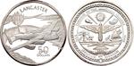 Silver Ounce 1991 Avro Lancaster: Photo Coin, Marshall Islands, Silver Ounce 1991 Avro Lancaster / thumbnail