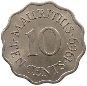Mauritius / Ten Cents 1969 - reverse photo