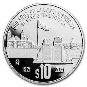 Mexico / Silver Ounce 2021 500 Years Historical Memory - reverse photo