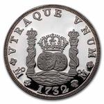 Mexico / Silver Five Ounces 1987 Pillar Dollar - reverse photo