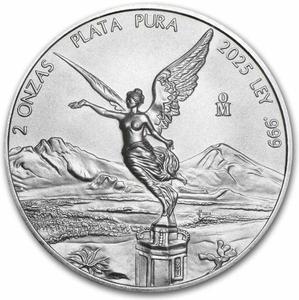 Mexico / Silver Two Ounces 2025 Libertad - reverse photo