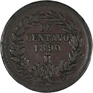Mexico / One Centavo 1890 - reverse photo