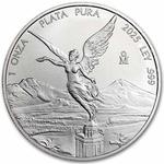 Silver Ounce 2025 Libertad: Photo 2025 Mexico 1 oz Silver Libertad BU / thumbnail