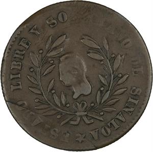 Mexico / Quarter Real 1862 Sinaloa - obverse photo