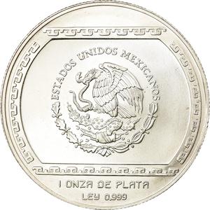 Mexico / Silver Ounce 1993 El Tajín Relief - obverse photo
