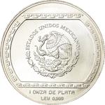 Mexico / Silver Ounce 1993 El Tajín Relief - obverse photo