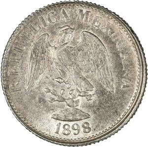Mexico / Ten Centavos 1898 - obverse photo