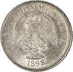 Ten Centavos 1898: Photo Coin, Mexico, Ten Centavos 1898 / thumbnail