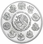 Silver Five Ounces 2025 Libertad: Photo 2025 Mexico 5 oz Silver Libertad BU / thumbnail