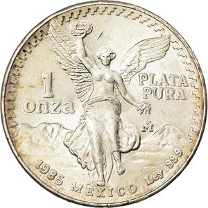 Mexico / Silver Ounce 1985 Libertad - reverse photo