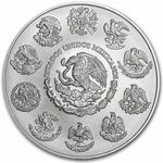 Silver Two Ounces 2025 Libertad: Photo 2025 Mexico 2 oz Silver Libertad BU / thumbnail