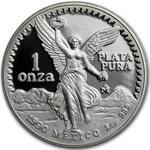 Mexico / Silver Ounce 1990 Libertad / Proof - reverse photo
