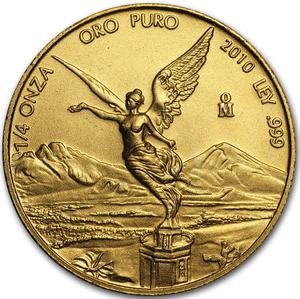 Mexico / Gold Quarter Ounce 2010 Libertad - reverse photo