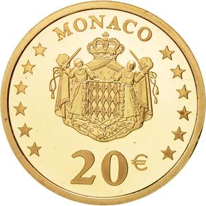 Monaco / Twenty Euro Gold 2002 - reverse photo