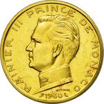 Five Francs Gold 1960 Pattern: Photo Coin, Monaco, Five Francs Gold 1960 Pattern / thumbnail