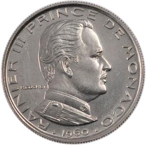 Monaco / One Franc 1960 Pattern - obverse photo