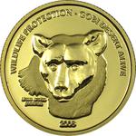 Gold Twenty-fifth-Ounce 2006 Gobi Bear: Photo Coin, Mongolia, Gold Twenty-fifth-Ounce 2006 Gobi Bear / thumbnail