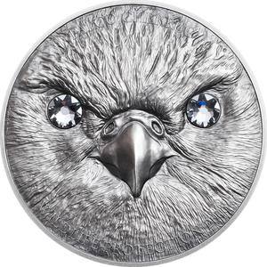 Mongolia / Silver Ounce 2016 Saker Falcon - reverse photo