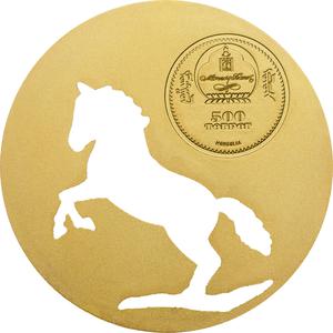 Mongolia / Silver Half Ounce 2014 Mongolian Nature - Horse - obverse photo