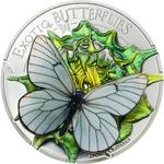 Five Hundred Togrog Silver 2017 Butterflies in 3D: Photo Coin, Mongolia, Five Hundred Togrog Silver 2017 Butterflies in 3D / thumbnail