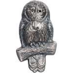 Silver Two Ounces 2019 Ural Owl Shape: Photo Coin, Mongolia, Silver Two Ounces 2019 Ural Owl Shape / thumbnail