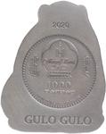 Silver Two Ounces 2020 Gulo Gulo: Photo Coin, Mongolia, Silver Two Ounces 2020 Gulo Gulo / thumbnail