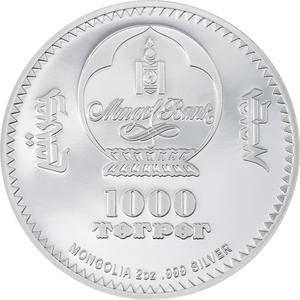 Mongolia / Silver Two Ounces 2023 Fabergé - Tsarevich Egg - obverse photo